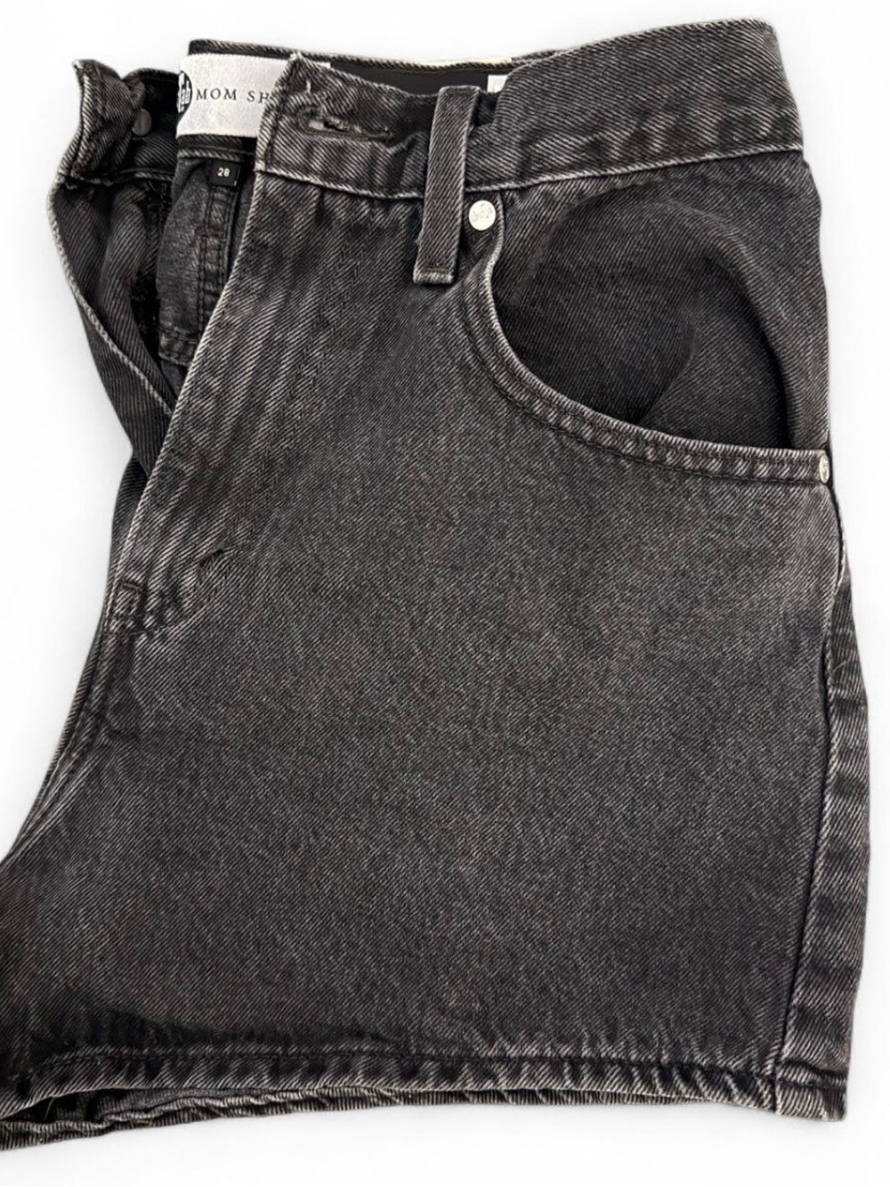 Levi's Women's Black Washed Jean Shorts